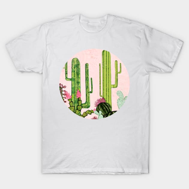 Cacti T-Shirt by KatherineBlowerDesigns